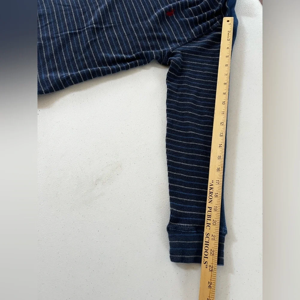 U.S. Polo Assn. Blue Striped Crewneck Sweater Size Large (more like a Medium)